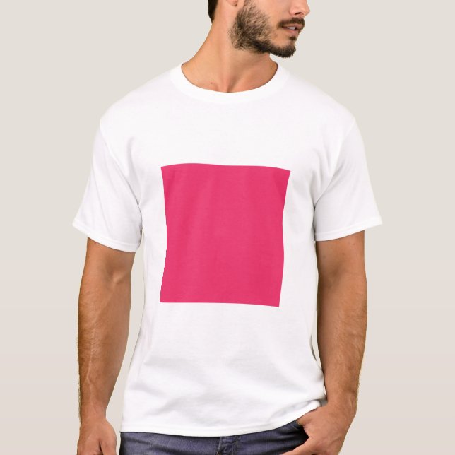 Camiseta Quadrado Simples - Vermelho Regal (Frente)