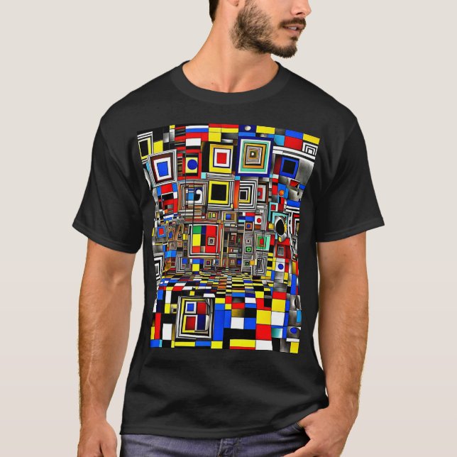 Camiseta Quadrados 3 (Frente)