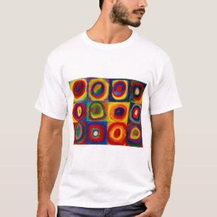 Camiseta Quadrados com Círculos, Abstrato, Wassily Kandins