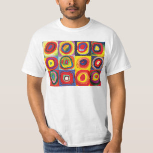 Camiseta Quadrados com Círculos Concentrados Hiroaki Takaha