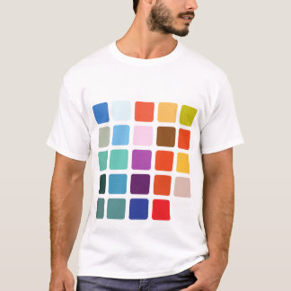 Camiseta Quadrados da cor