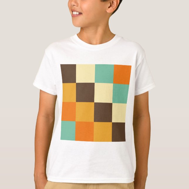 Camiseta Quadrados de cores (Frente)
