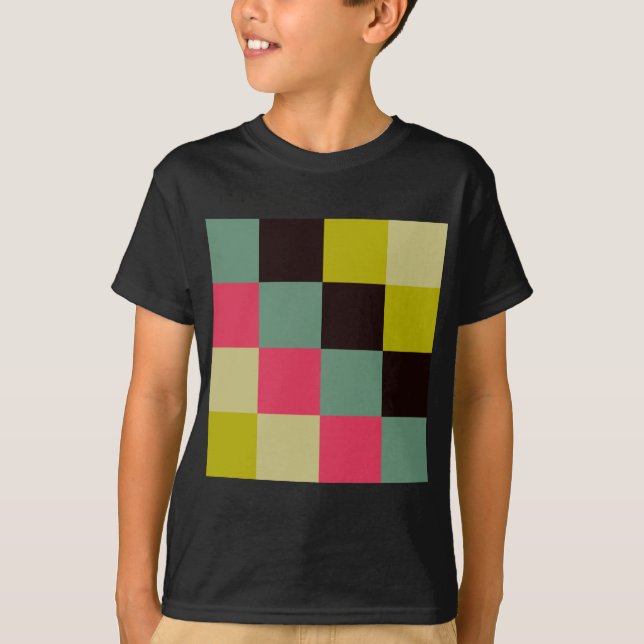 Camiseta Quadrados de cores (Frente)