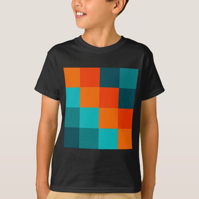 Camiseta Quadrados de cores (Frente)