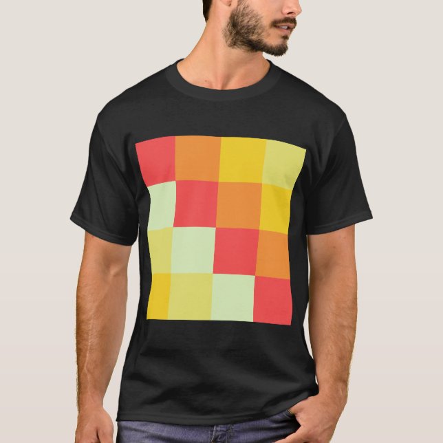 Camiseta Quadrados de cores (Frente)