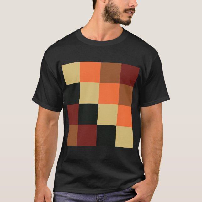 Camiseta Quadrados de cores (Frente)