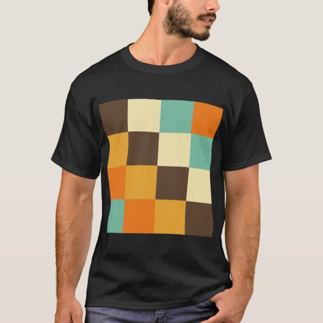 Camiseta Quadrados de cores (Frente)