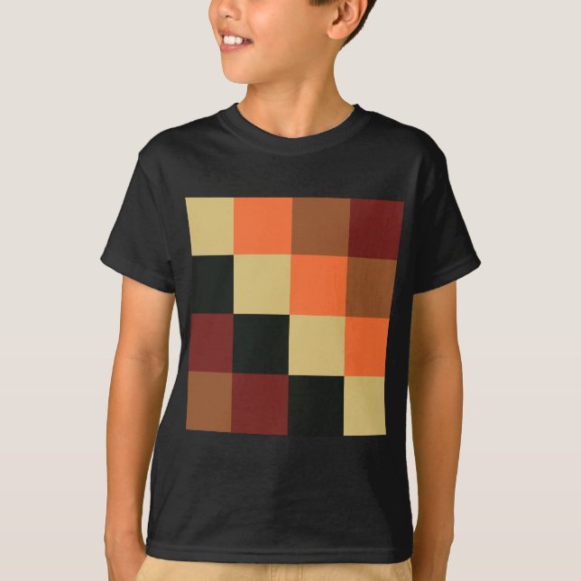 Camiseta Quadrados de cores (Frente)