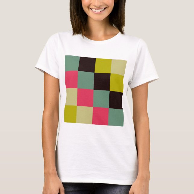 Camiseta Quadrados de cores (Frente)