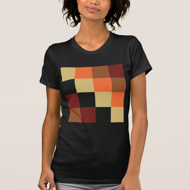 Camiseta Quadrados de cores (Frente)