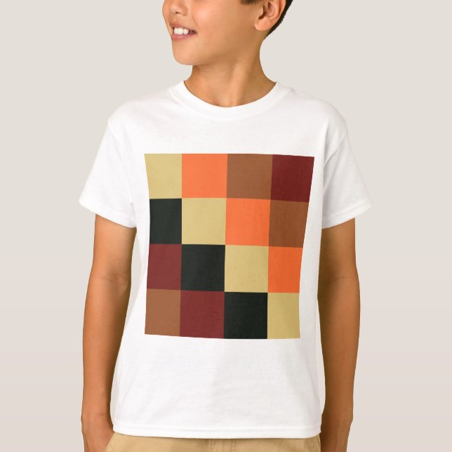 Camiseta Quadrados de cores (Frente)