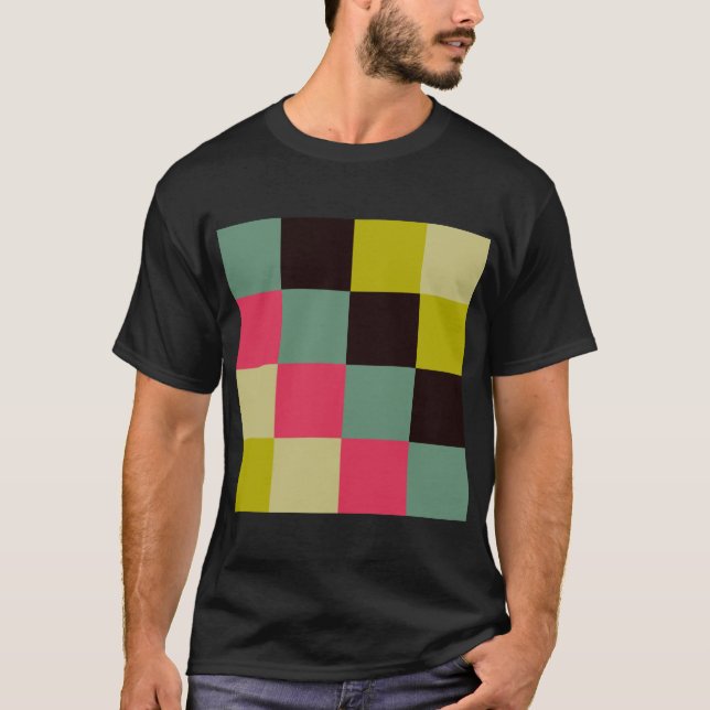 Camiseta Quadrados de cores (Frente)