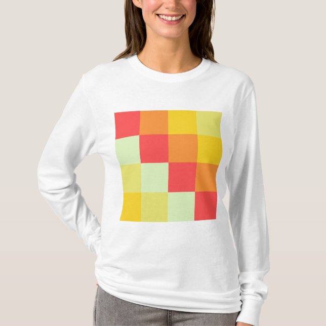 Camiseta Quadrados de cores (Frente)