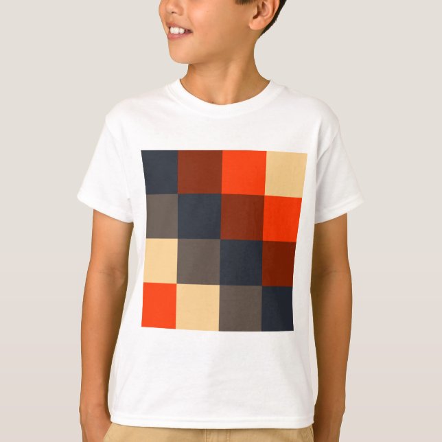 Camiseta Quadrados de cores (Frente)