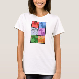 Camiseta Quadrados do dinossauro