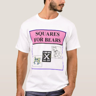 Camiseta quadrados para ursos