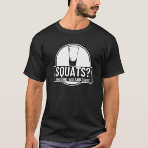 Camiseta Quadrados Que Eu Pensei Que Você Disse Exercício D
