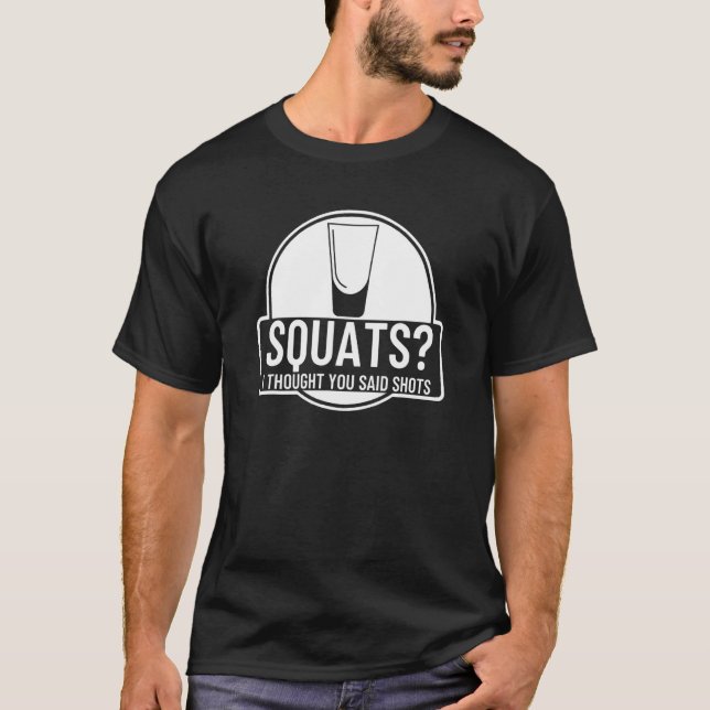 Camiseta Quadrados Que Eu Pensei Que Você Disse Exercício D (Frente)