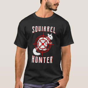Camiseta Quadrarilho-alvo Rifle Marmots caçando Chip