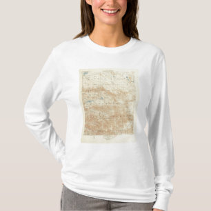 Camiseta Quadrilátero de San Gorgonio que mostra a falha d