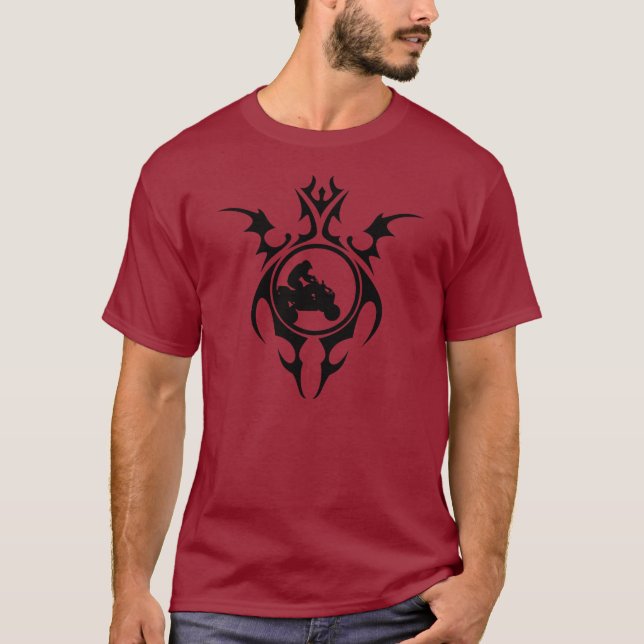 Camiseta quadriláteros tribais (Frente)