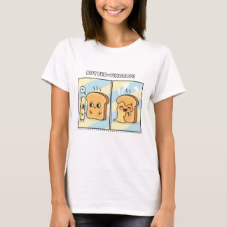 Camiseta Quadrinho da Manteiga Derretendo no Torrada Quente