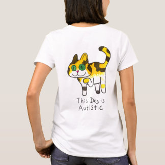 Camiseta Quadrinho de Cachorro Autista Fofo e Divertido