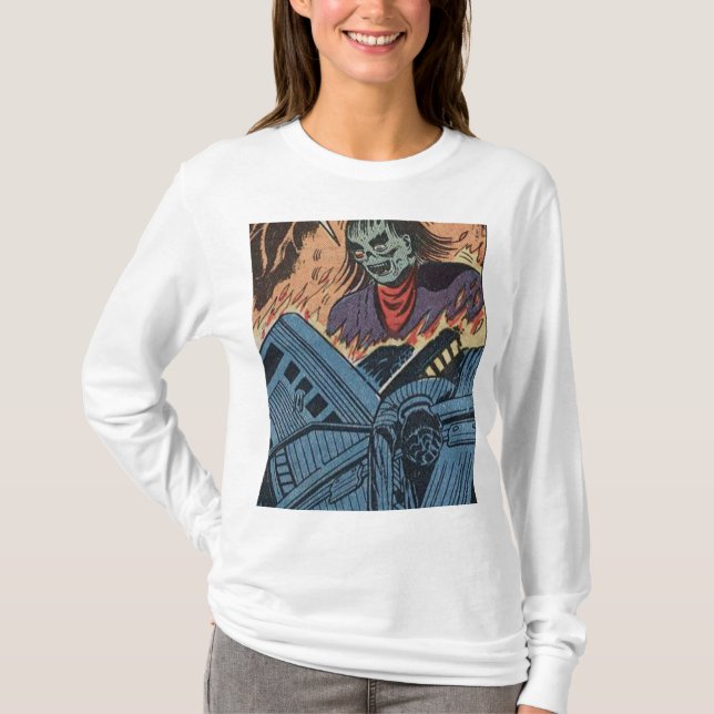 Camiseta Quadrinho do Horror do 50 | Melhor presente para a (Frente)