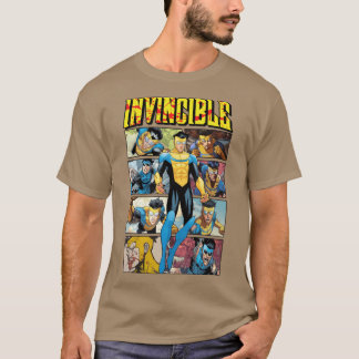 Camiseta Quadrinho Invencível Retro vintage