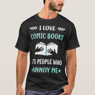 Camiseta Quadrinhos da Banda Desenhada Me Aborrecem