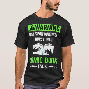 Camiseta Quadrinhos de Aviso Verde Comics