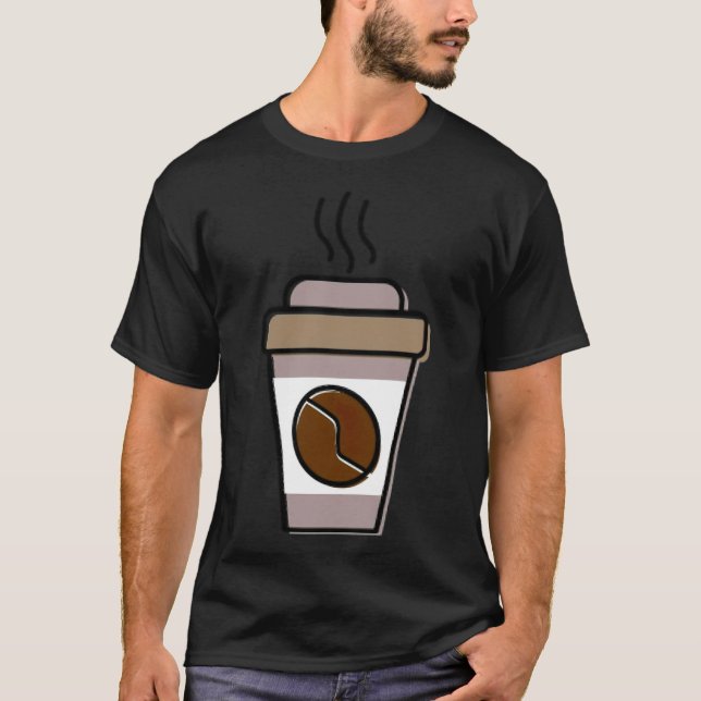 Camiseta Quadrinhos de café (Frente)