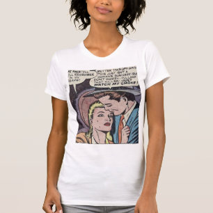 Camiseta Quadrinhos Românticos Clássicos dos anos 50