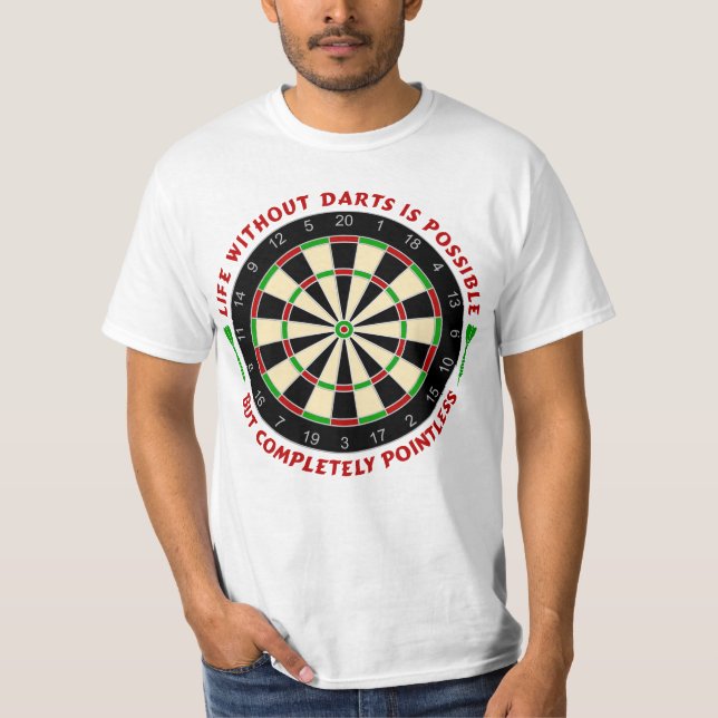 Camiseta Quadro - A vida sem dardos é possível 1 (Frente)