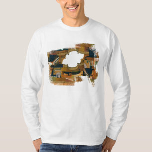 Camiseta Quadro amarrado corrmoído do instrumento