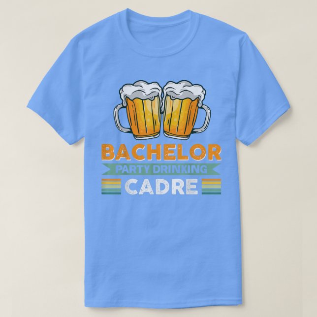 Camiseta Quadro de Bebedeira de Despedida de Solteiro  (Frente do Design)