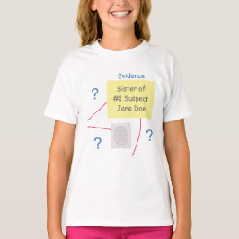 Camiseta Quadro de Evidências para Solução de Crimes Mister