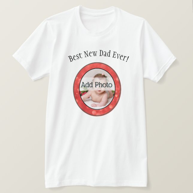 Camiseta Quadro de Natal da Melhor Família Pai do Novo papa (Frente do Design)