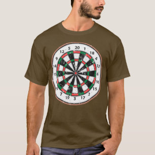 Camiseta Quadro De Olhos De Bullseye Para Um Clube De Jogad
