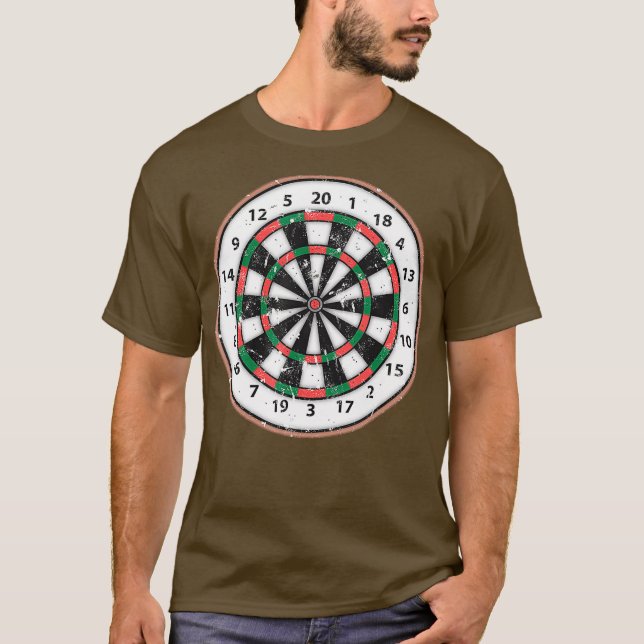 Camiseta Quadro De Olhos De Bullseye Para Um Clube De Jogad (Frente)
