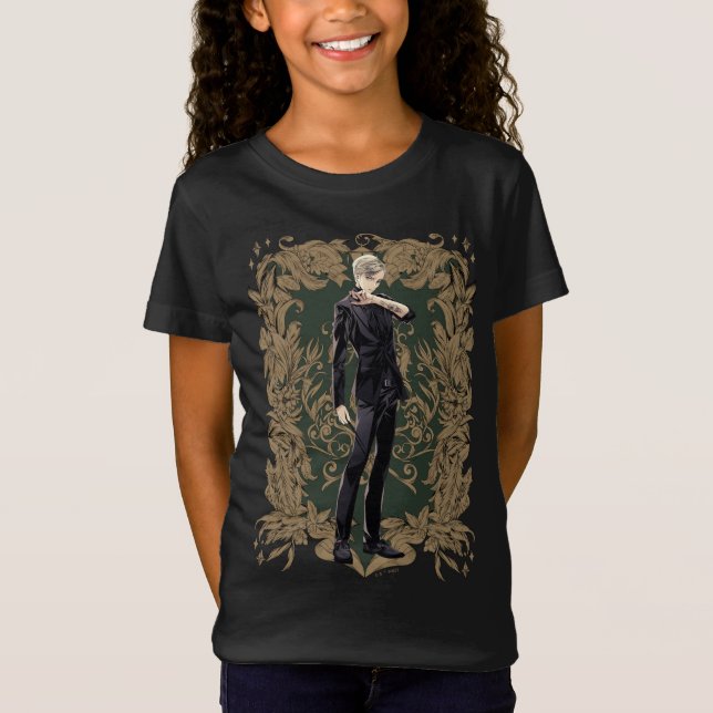 Camiseta Quadro de Ornamentado Anime Draco Malfoy (Frente)