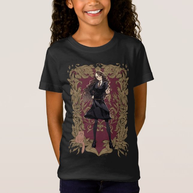 Camiseta Quadro de Ornamentado Hermione Granger (Frente)