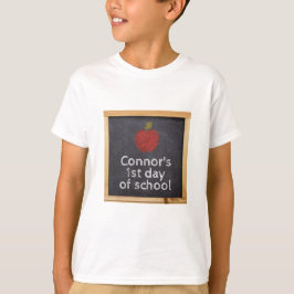 Camiseta Quadro Escolar Personalizado no Primeiro Dia