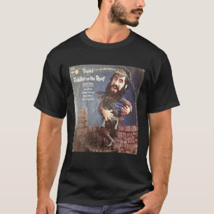 Camiseta Quadro Musical Clássico design Fiddler No Telhado 