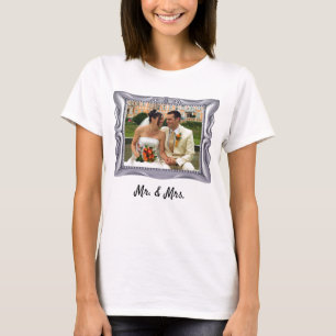 Camiseta Quadro Silver do Rico de Casal de Casamento de Fot