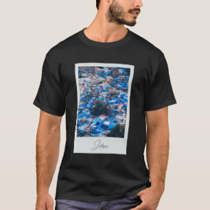 Camiseta Quadros de Jodhpur City Blue - Índia