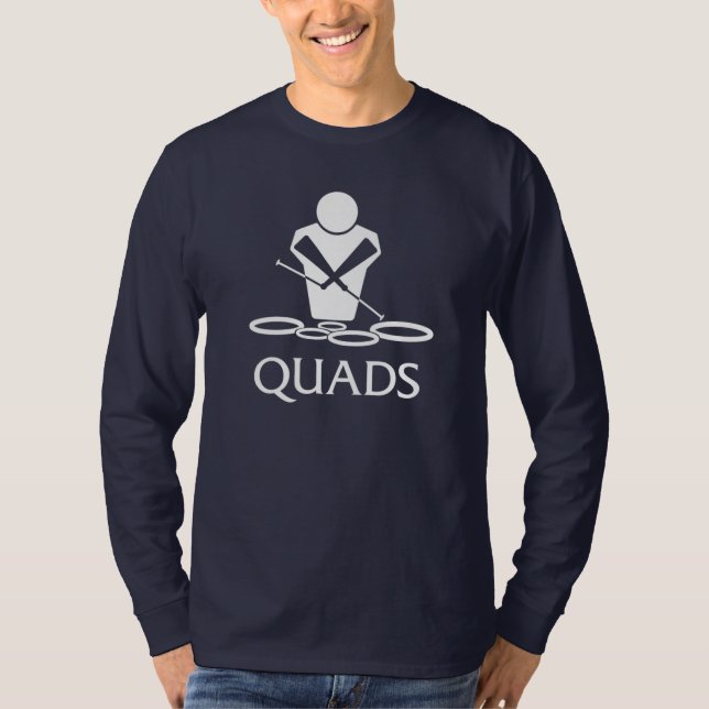 Camiseta QUADS - Tambores de Tenor (Frente)