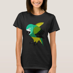 Camiseta Quaker Parrots bird animais de estimação Citações