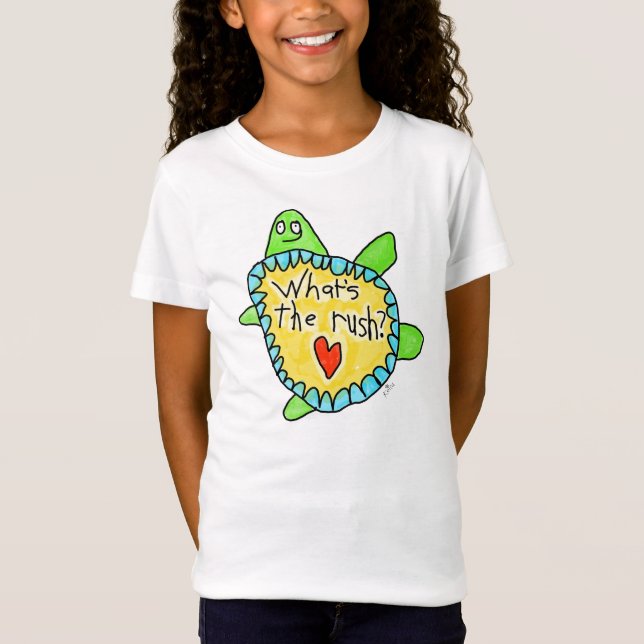 Camiseta "Qual é a Pressa?" Tartaruga (Frente)