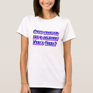 Camiseta Qual é a sua solução!
